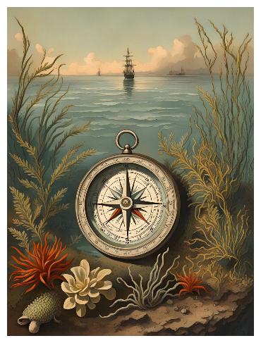 vintage maritime compass