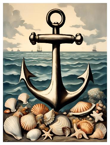 anchor and seashells