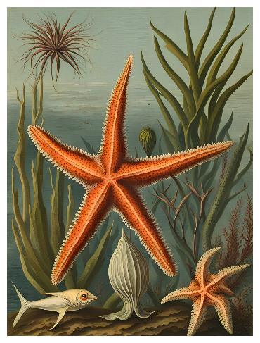 starfish in the sea