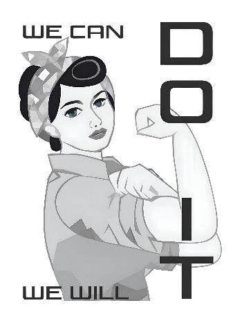 we can do it Rosie the Riveter illustration