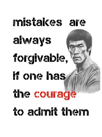 bruce lee quote and portrait