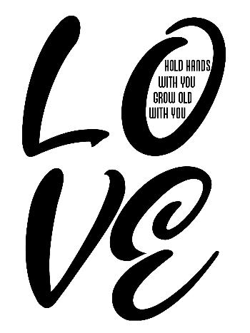 love typography