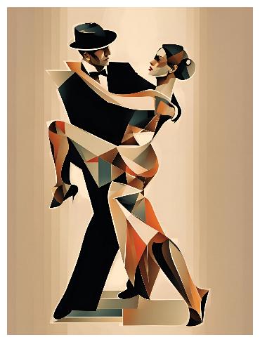 tango dance painting